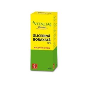 Glicerina boraxata 10%, 25g, Vitalia