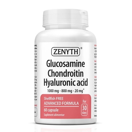 Glucosamine & Chondroitin & Acid Hialuronic, 60cps (Zenyth)