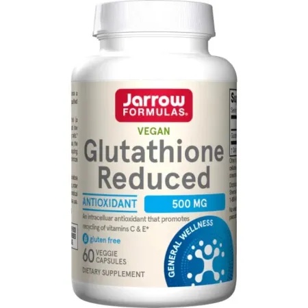 Glutathione Reduced 500mg 60 Caps Vegetale, Secom