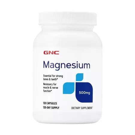 GNC Magneziu 500 mg – 120 Capsule
