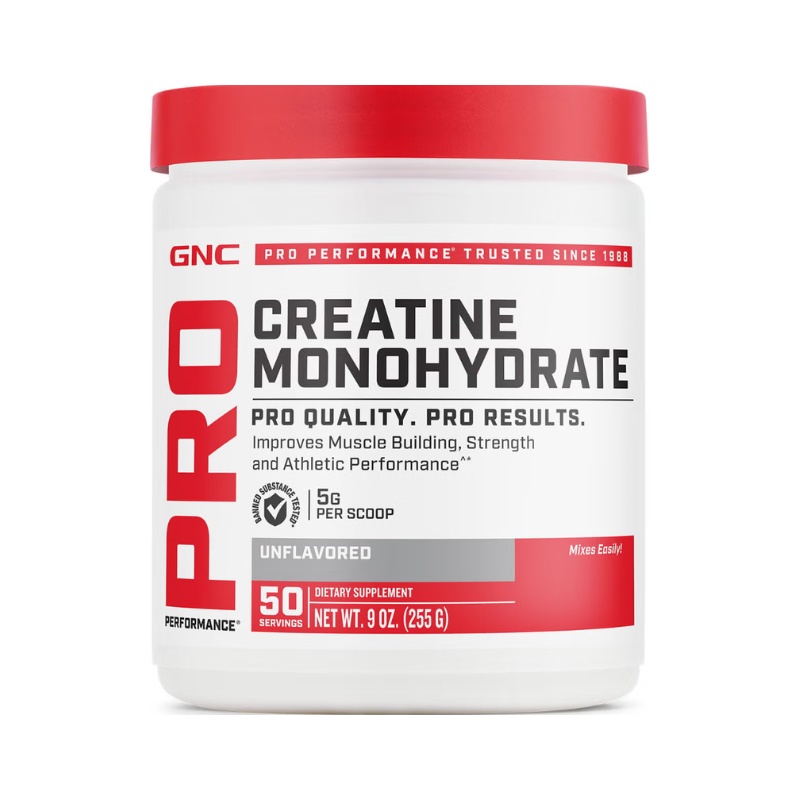 GNC Pro Performance Creatine Monohydrate – 255 g (fără aromă)