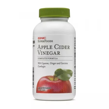 GNC SuperFoods Otet din Cidru de Mere – 120 Tablete
