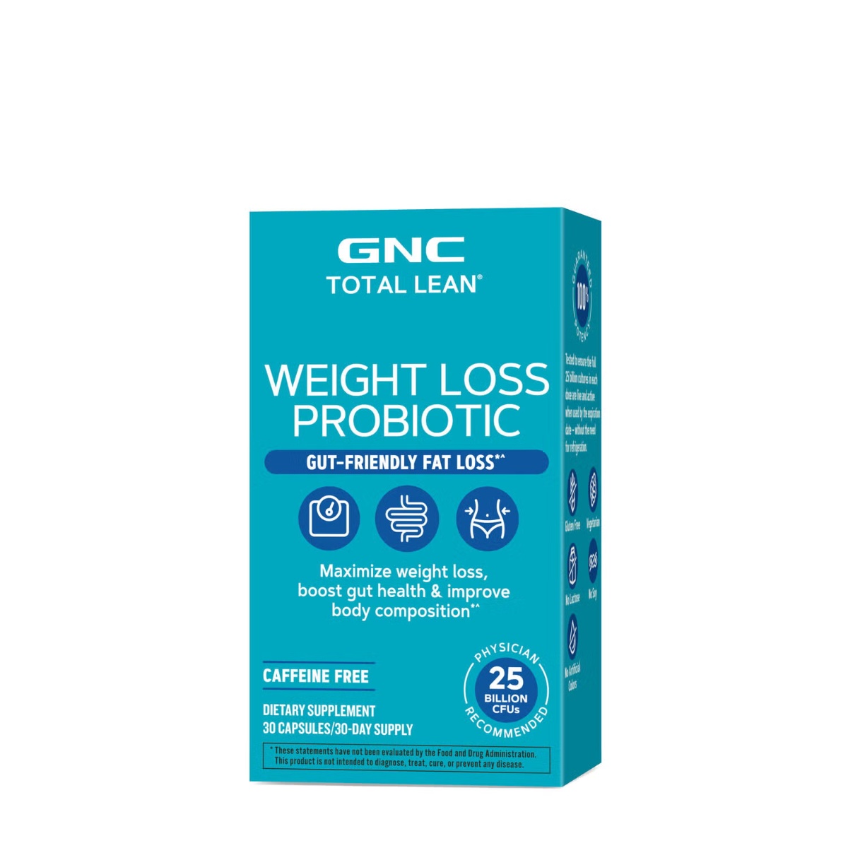 GNC Total Lean Weight Loss Probiotic, 30 coprimate
