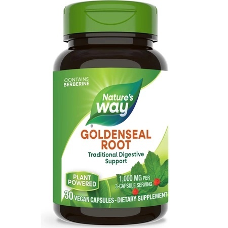 Goldenseal Root Nature’s Way, 570mg, 30 capsule