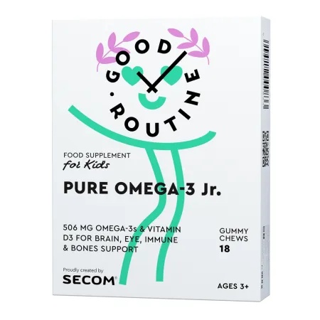 Good Routine Pure Omega-3 Junior, 18 jeleuri, Secom