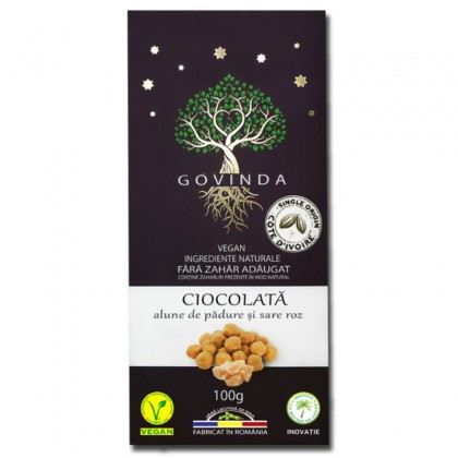GOVINDA Ciocolata Alune & Sare x 100g