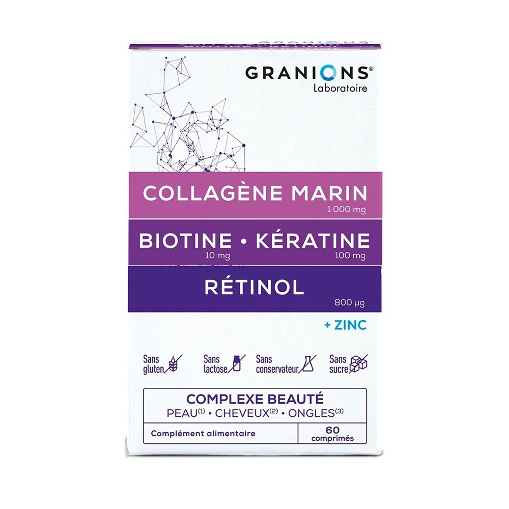 Granions Complexe Beaute – Piele, Par, Unghii 60 comprimate