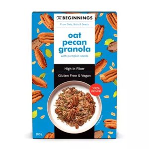 Granola cu ovaz si nuci pecan, 200g, The Beginnings