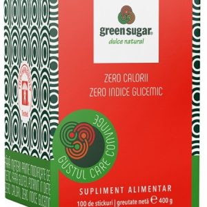 Green Sugar indulcitor natural, 100 stickuri 4g, Remedia