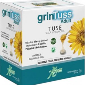 GrinTuss Adult tuse seaca si productiva, 20 comprimate, Aboca