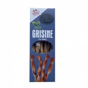 Grisine Bio cu Mac, 125g, Ecomania