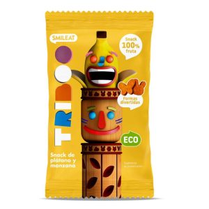 Gustare din mere si banane Triboo Bio, 25g, Smileat