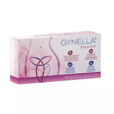 Gynella Balance, 10 supozitoare vaginale - Heaton