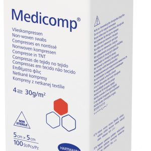 Hartmann Medicomp Extra – Comprese netesute 5x5 cm, 4 straturi, 100 bucati
