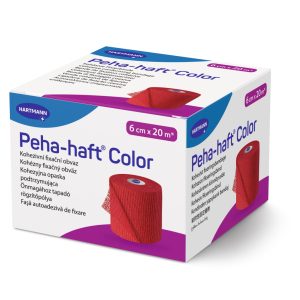 HARTMANN Peha-Haft Color Rosu 6 cm x 20 m – Fasa elastica autoadeziva