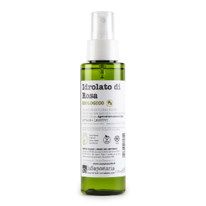 Hidrolat bio anti-imbatranire de trandafir, 100ml, La Saponaria