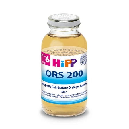 HiPP ORS 200 mar 200 ml – Solutie rehidratare bebelusi +6 luni