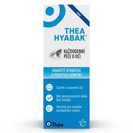 Hyabak solutie 0.15% pentru ochi, 10 ml, Thea
