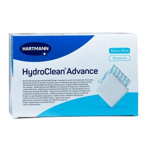 HydroClean Advance 7,5 x 7,5cm, 10 bucati, Hartmann
