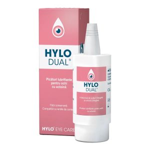 Hylo Dual picaturi lubrifiante pentru ochi, 10ml, Ursapharm