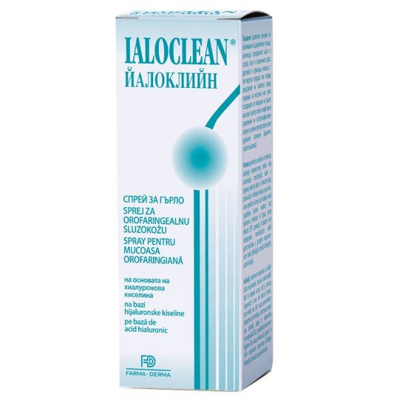 Ialoclean spray mucoasa orofaringiana, 30 ml Farma-Derma