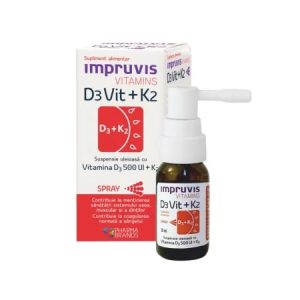 IMPRUVIS Spray VItamina D3 500UI+K2, 10ml, Pharma Brands