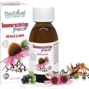 Imunorezistan Junior raceala si gripa, 125 ml, Plant Extrakt