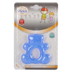 Inel dentitie urs, 3+luni, Minut Baby