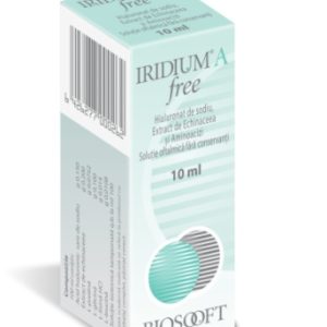 Iridium A free picaturi oftalmice, 10 ml, Fidia Farmaceutici