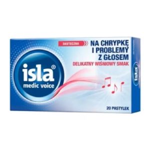 Isla Medic voice cu aroma de cirese, 20 tablete de supt, Salveo