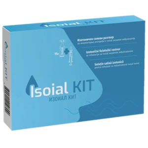 Isoial Kit solutie salina pentru nas infundat, 5ml, 15fl + nebulizator, Naturpharma