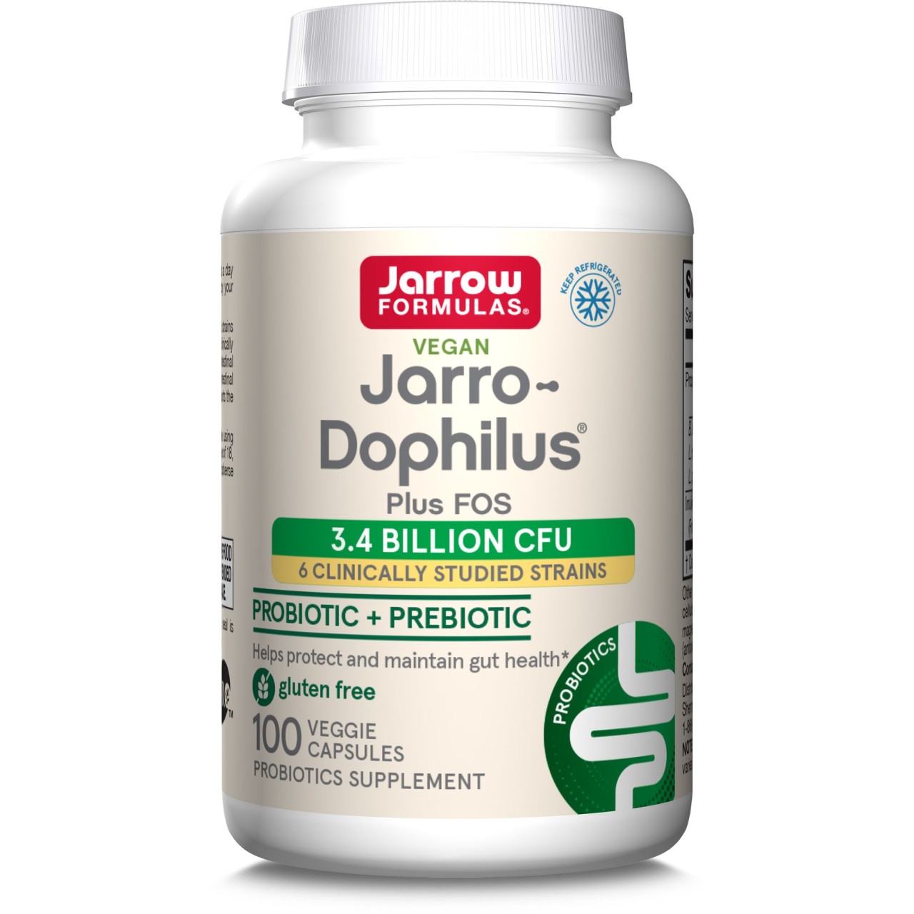 Jarro-Dophilus + FOS, 100 capsule, Secom