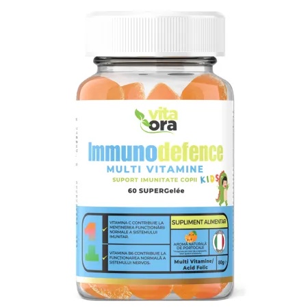 Jeleuri cu aroma de portocale Immunodefence Kids, 60 bucati – Vita Ora