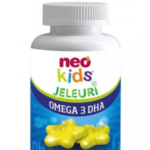 Jeleuri Cu Omega 3 DHA, Colina, Vitaminac C si D, 30 bucati, Neo Kids