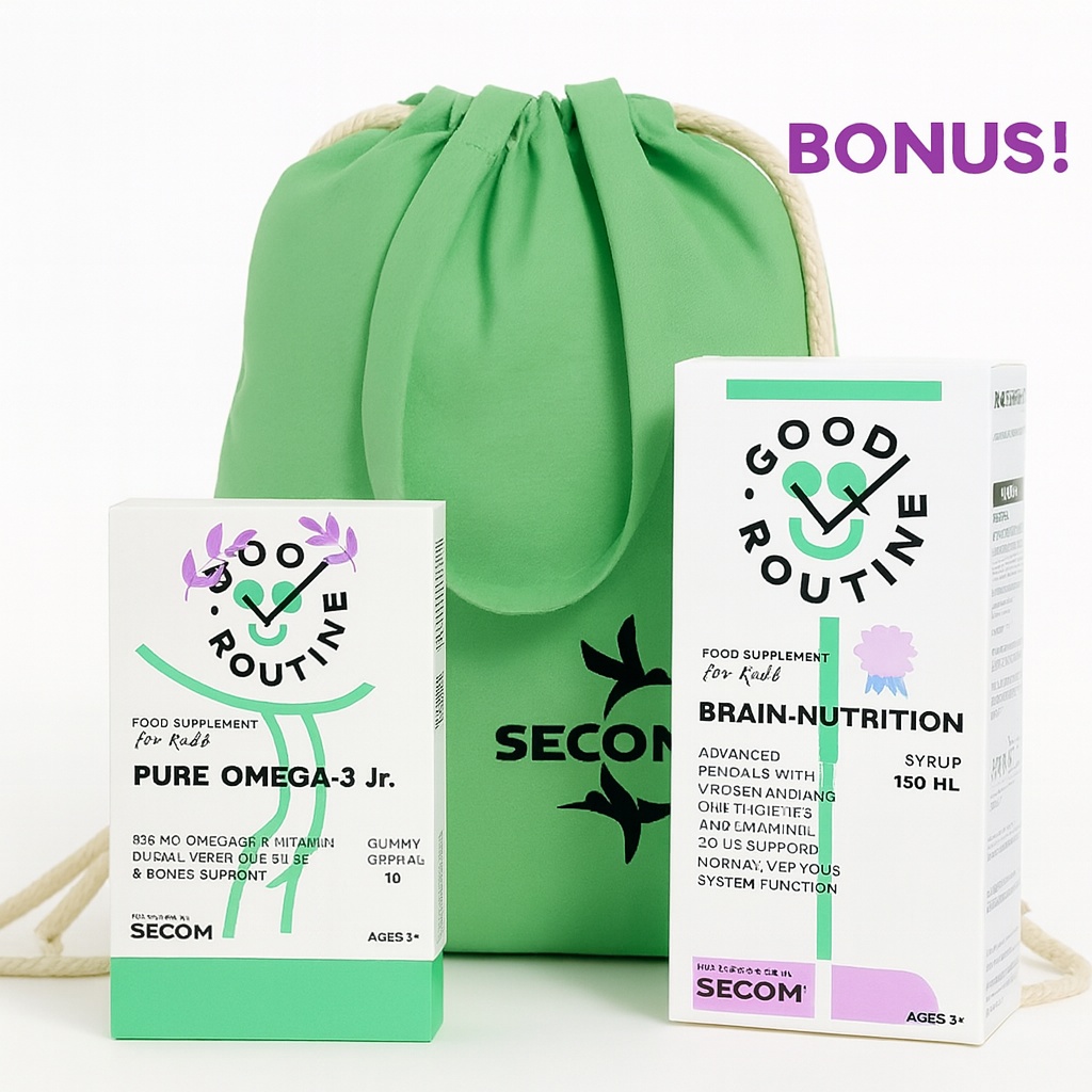 Kit Concentrare si Energie pentru Scoala (3+ ani) Good Routine