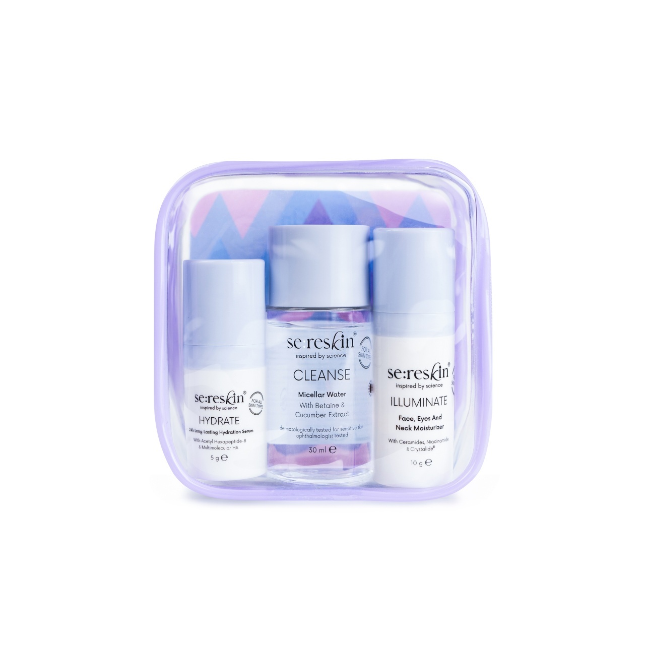 Kit de calatorie pentru ingrijirea zilnica, Se:Reskin