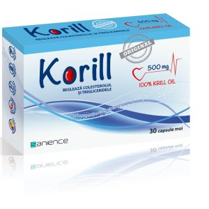 Korill ulei de krill 500 mg, 30 capsule, Sanience