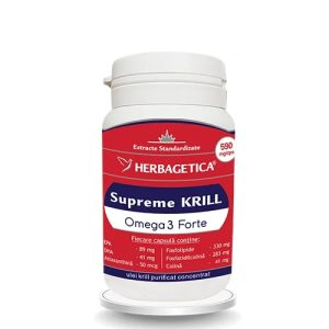 Supreme krill omega 3 forte, 60 capsule, Herbagetica