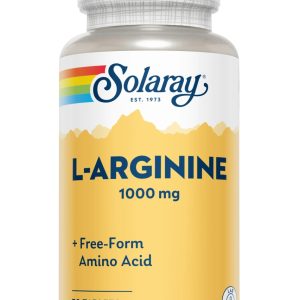 L-Arginina 1000 mg Solaray, 30 tablete, Secom