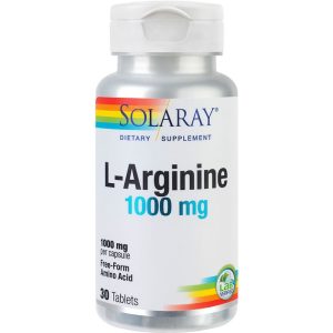 L-Arginine 1000 mg, 30 tablete, Solaray