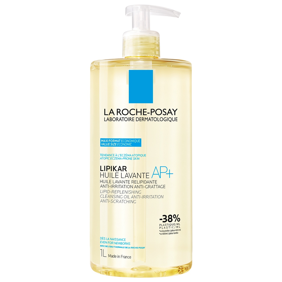 La Roche-Posay Lipikar Ulei de Spalare AP+, 1L