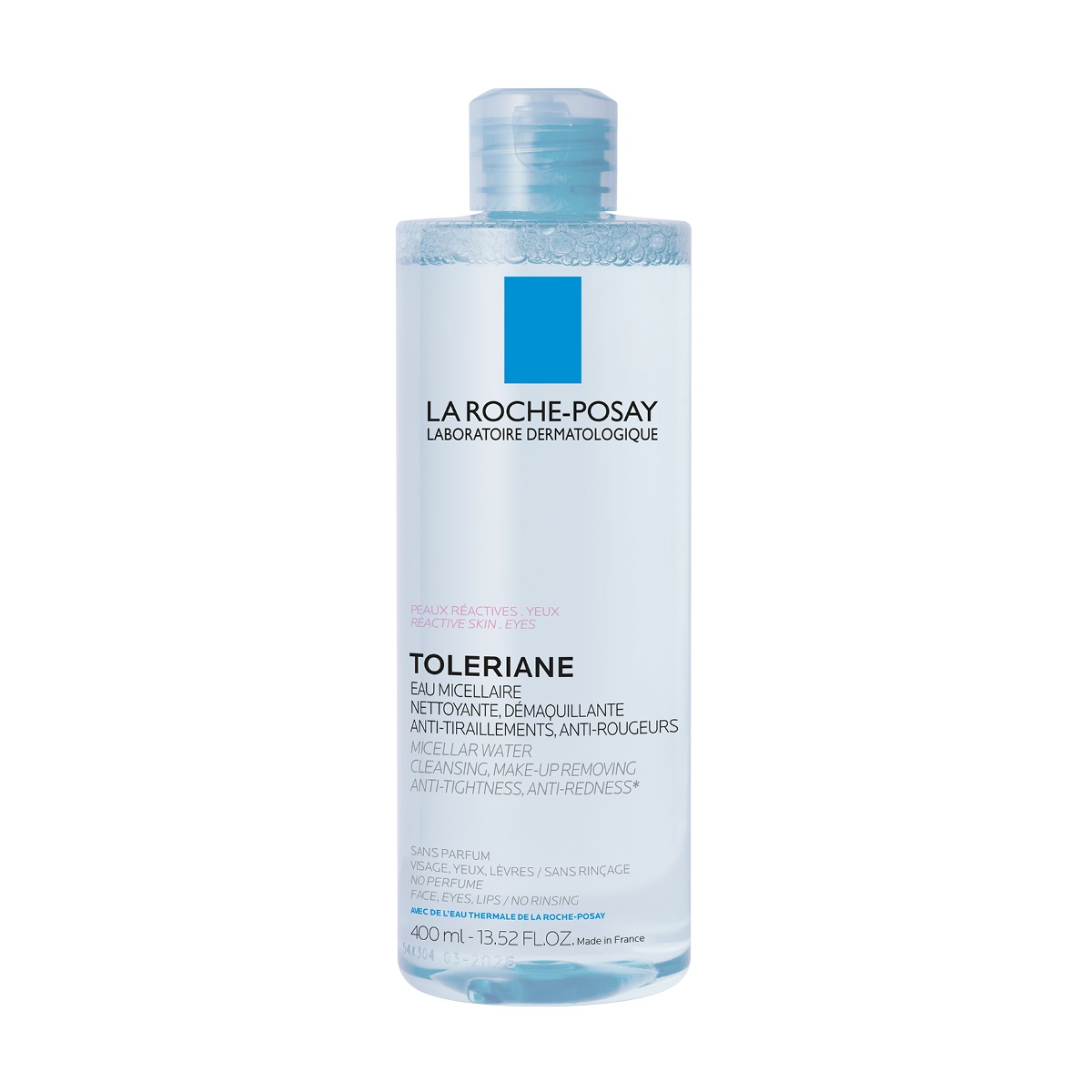 La Roche-Posay Toleriane Apa Micelara 400ml – Demachiant pentru piele reactiva si cu roseata