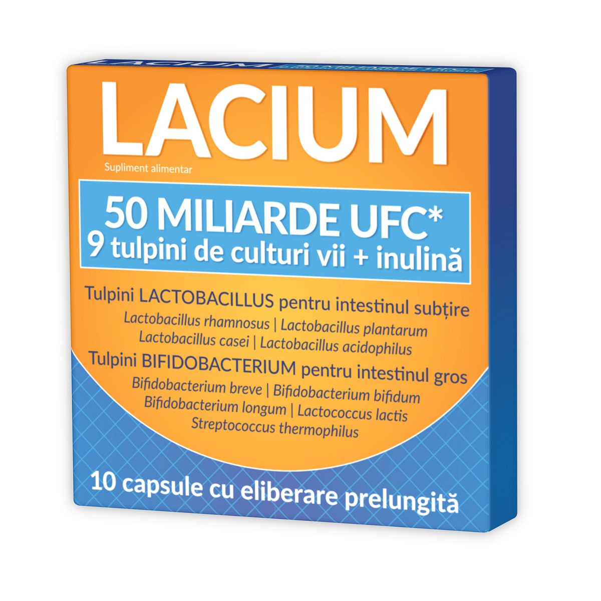 Lacium 50 miliarde UFC, 10 capsule – Zdrovit