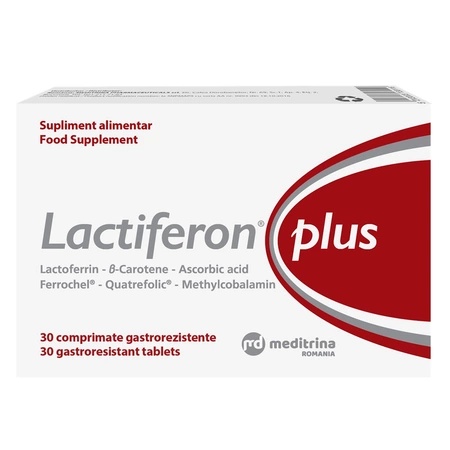 Lactiferon Plus, 30 Comprimate Gastrorezistente, Meditrina