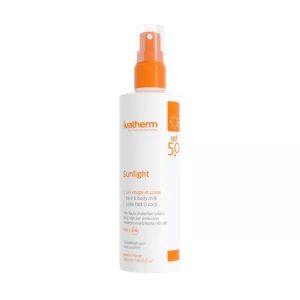 Lapte cu protectie solara pentru fata si corp SPF 50+ Sunlight, 200ml, Ivatherm