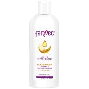 Lapte demachiant 2 in 1 cu Ulei de Argan, 150ml, 256, Farmec