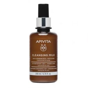 Lapte demachiant 3 in 1 pentru fata si ochi, 200ml, APIVITA