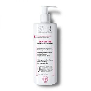 Lapte demachiant pentru fata, ochi si buze Sensifine, 400 ml, SVR