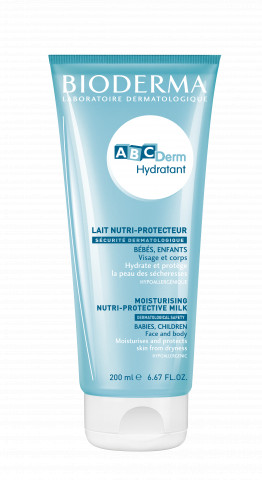 Lapte hidratant ABCDerm, 200 ml, Bioderma