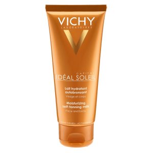 Lapte hidratant autobronzant pentru fata si corp Ideal Soleil, 100ml, Vichy